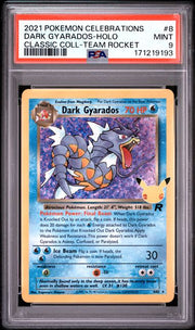 Dark Gyarados Pokemon Celebrations Classic Coll. holo #8/82 PSA 9