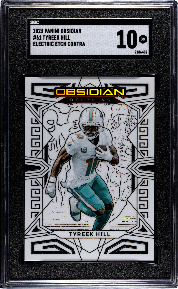 Tyreek Hill 2023 Obsidian Electric Etch Contra SGC 10 (Case Hit)