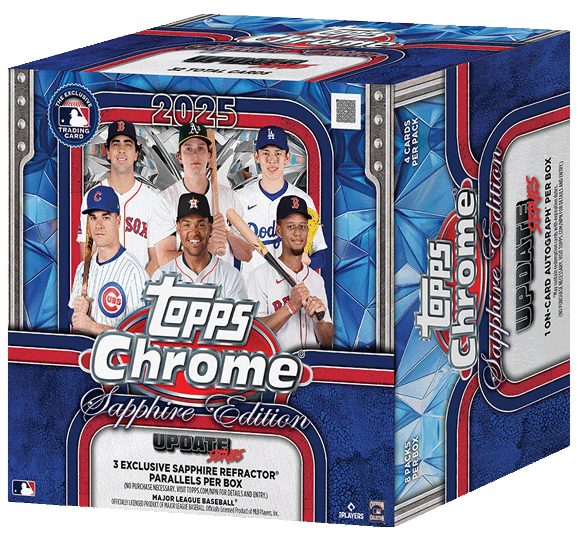 2025 Topps Chrome Update Baseball Sapphire Hobby Box