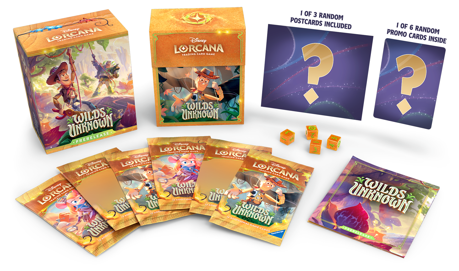 Disney Lorcana Wilds Unknown Pre-Release Pack Box