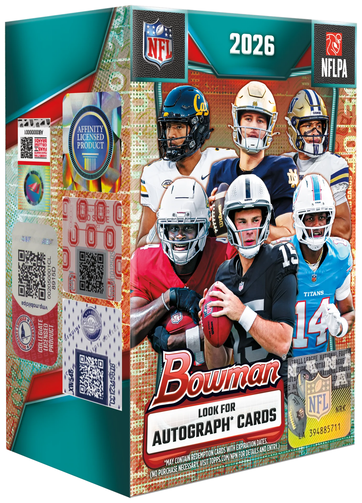2026 Bowman Football Blaster 40-Box Case