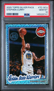 Stephen Curry 2025 Topps Silver Pack PSA 10