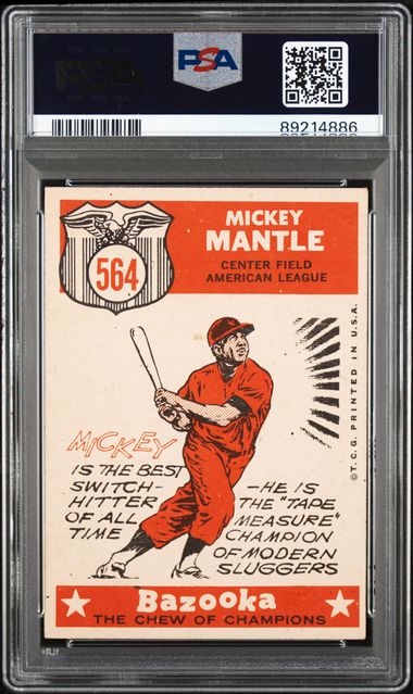 Mickey Mantle 1959 Topps All Star 