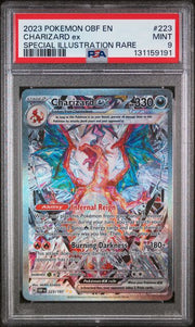 Charizard ex 2023 Pokemon Obsidian Flames Special Illustration rare #223/197 PSA 9
