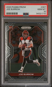 Joe Burrow 2020 Panini Prizm #307 RC PSA 10