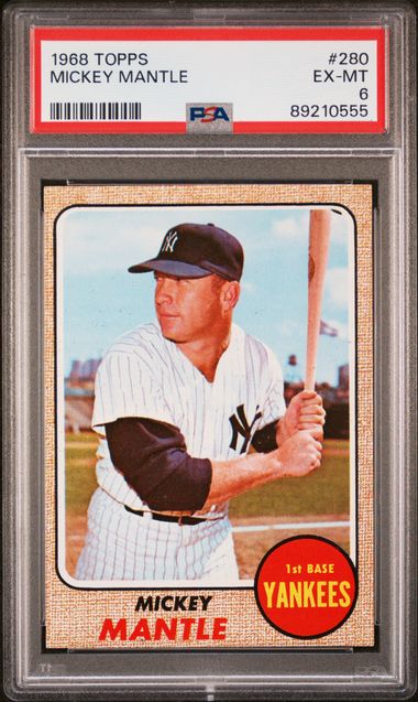 Mickey Mantle 1968 Topps 