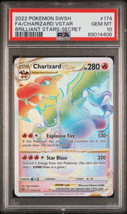 Charizard VSTAR 2022 Pokemon Brilliant Stars Secret rare #174/172 PSA 10