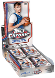 2025-26 Topps Chrome Basketball Hobby 12 Box Case