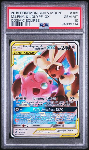 Mega Lopunny & Jigglypuff Pokémon Cosmic Eclipse Tag Team 