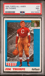 Jim Thorpe 1955 Topps All-American #37 PSA 7.5