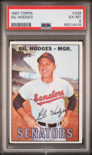 Gil Hodges 1967 Topps #228 PSA 6