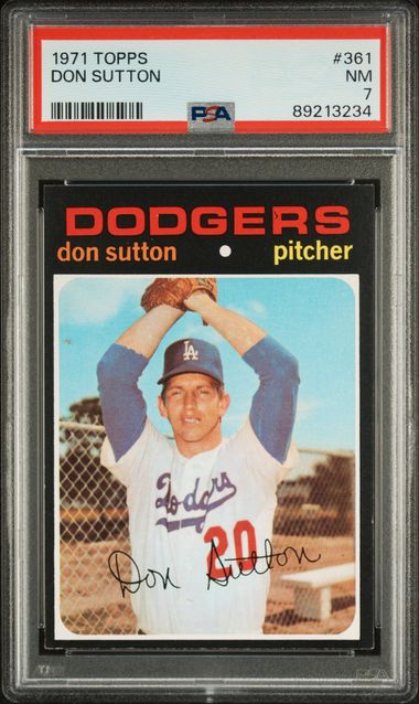 Don Sutton 1971 Topps 