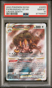 Regigigas Vstar Pokémon Crown Zenith Galarian Gallery #GG55/GG70 PSA 10
