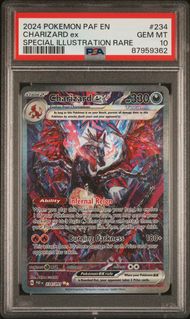 Charizard ex 2024 Pokemon Paldean Fates Special Illustration  holo #234/091 PSA 10