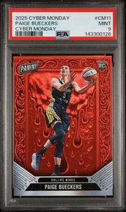 Paige Bueckers 2025 Cyber Monday Red Drip #'d 34/75 PSA 9
