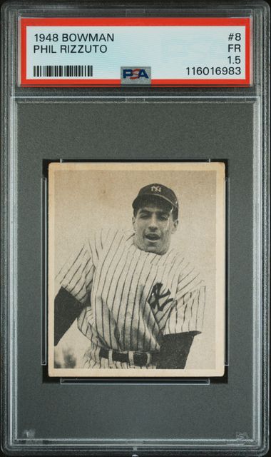 Phil Rizzuto 1948 Bowman #8 PSA 1.5 – Piece Of The Game
