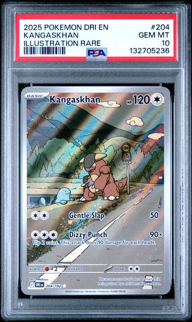 Kangaskhan Pokémon Destined Rivals Illustration Rare #204/182 PSA 10