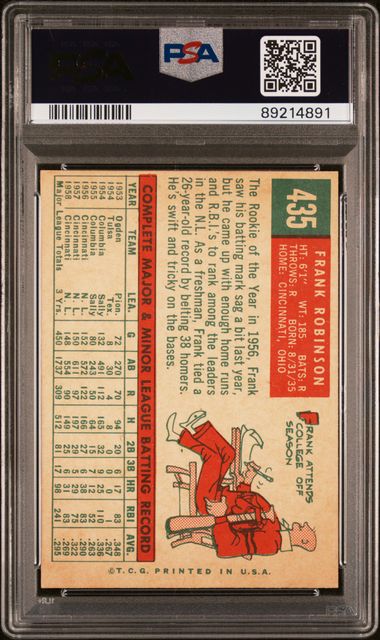Frank Robinson 1959 Topps #435 PSA 6