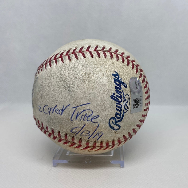Fernando Tatis Jr. Autographed MLB Game Used Triple Career hit 39 Trip –  Piece Of The Game