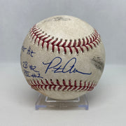 Pete Alonso Autographed MLB Game Used Double Career Hit 4 double 2 RBI 2 03/31/19