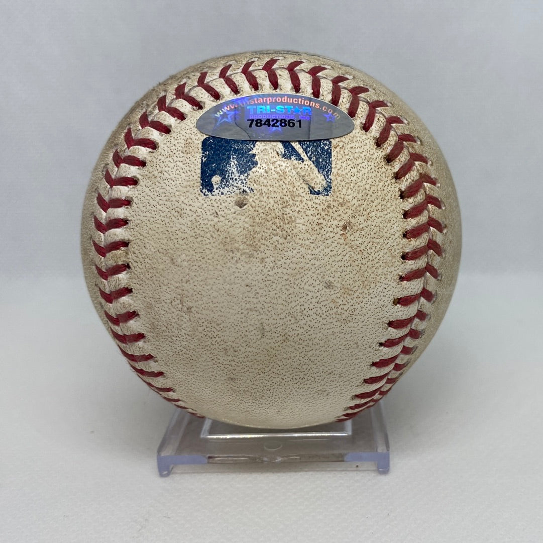 Albert Pujols Autographed MLB Game Used RBI Double Passing Ty Cobb On All Time RBI List 05/28/18