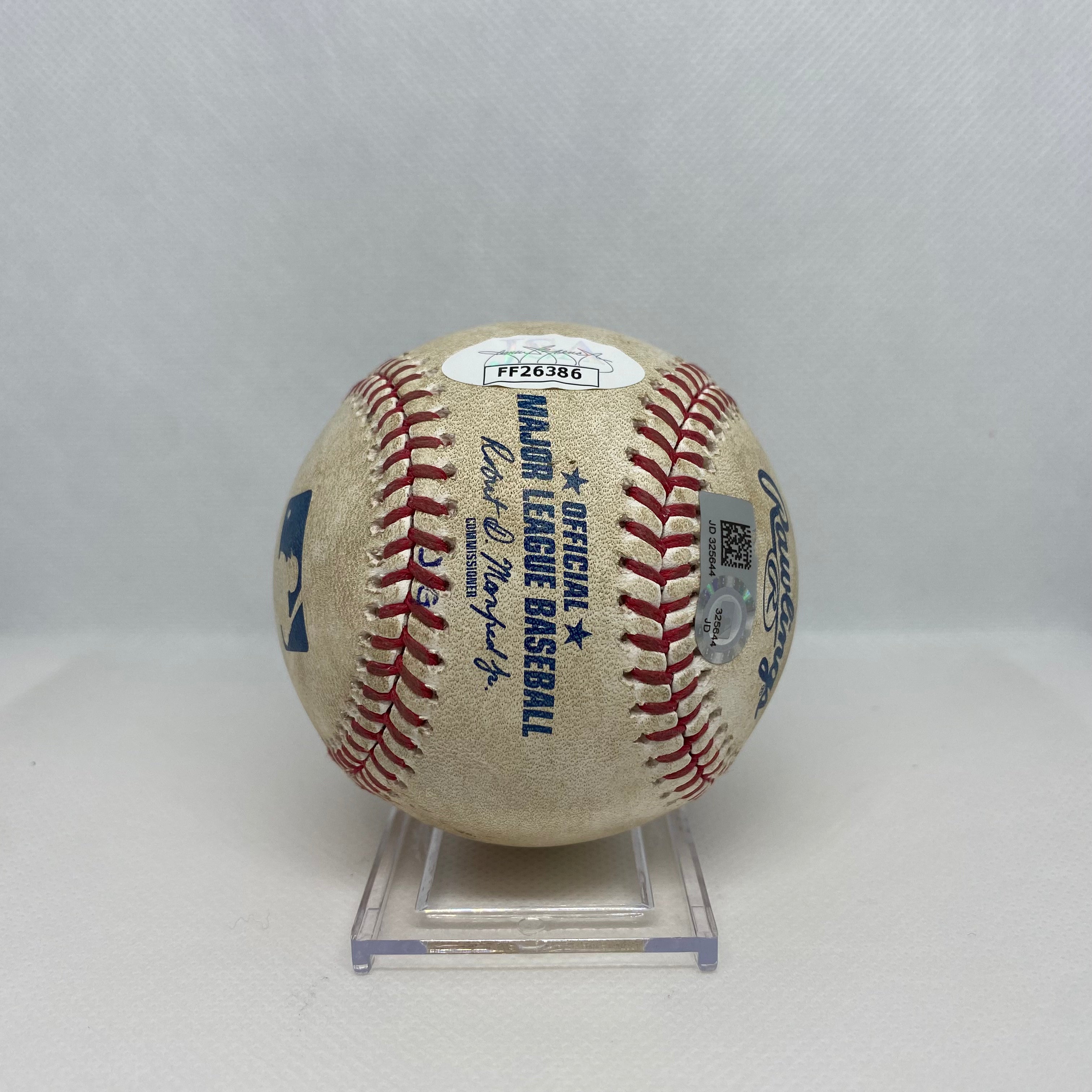 CC Sabathia MLB Ball Autographed Game Used Strikeout 2,998 04/30/19