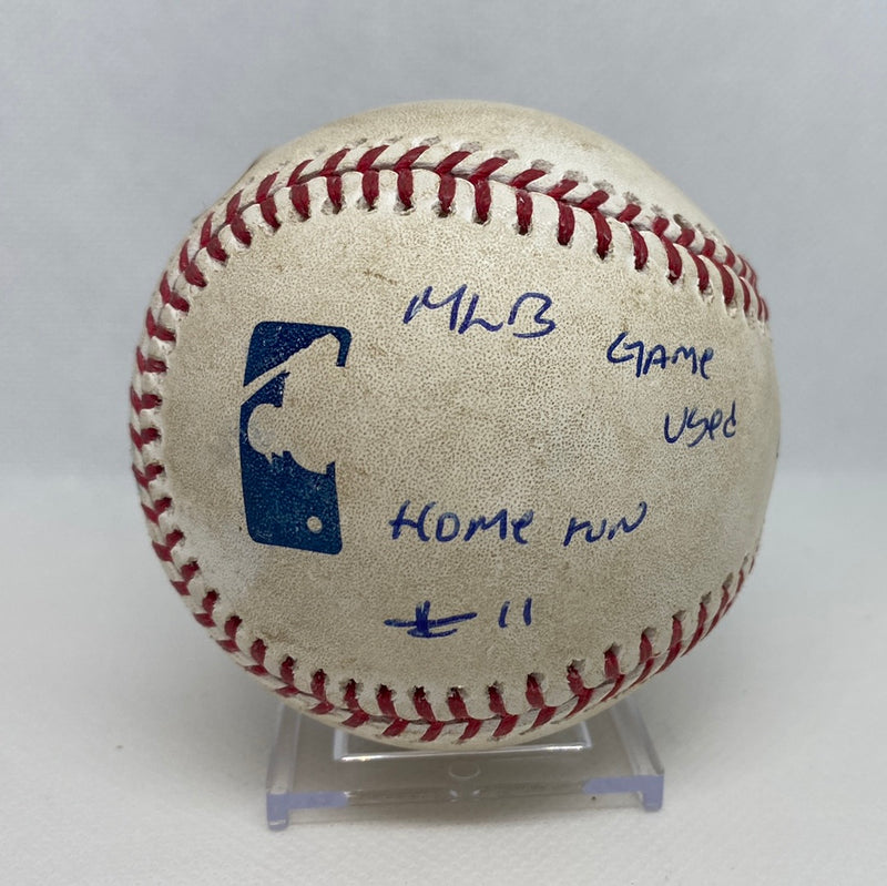 Juan Soto Autographed MLB Game Used Home Run Career Hit 59 Homerun 11 RBI 32 07/25/18