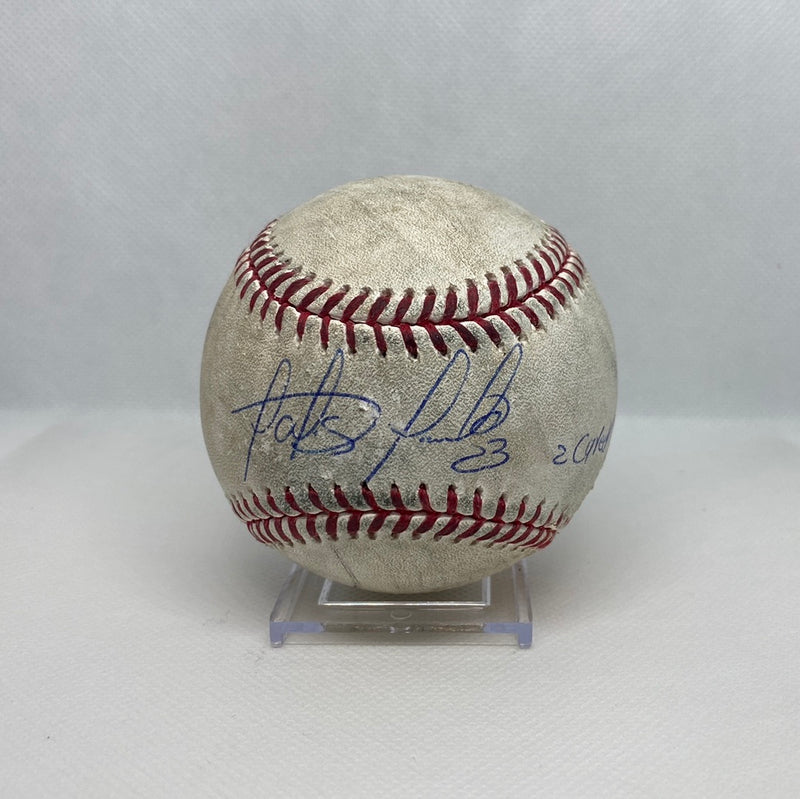 Fernando Tatis Jr. Autographed MLB Game Used Triple Career hit 39 Triple 2  06/13/19