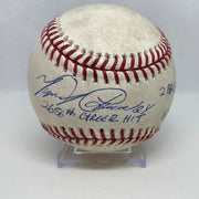 Miguel Cabrera Autographed MLB Game Used Single Career Hit 2656 RBI 1625, 1626 04/21/18