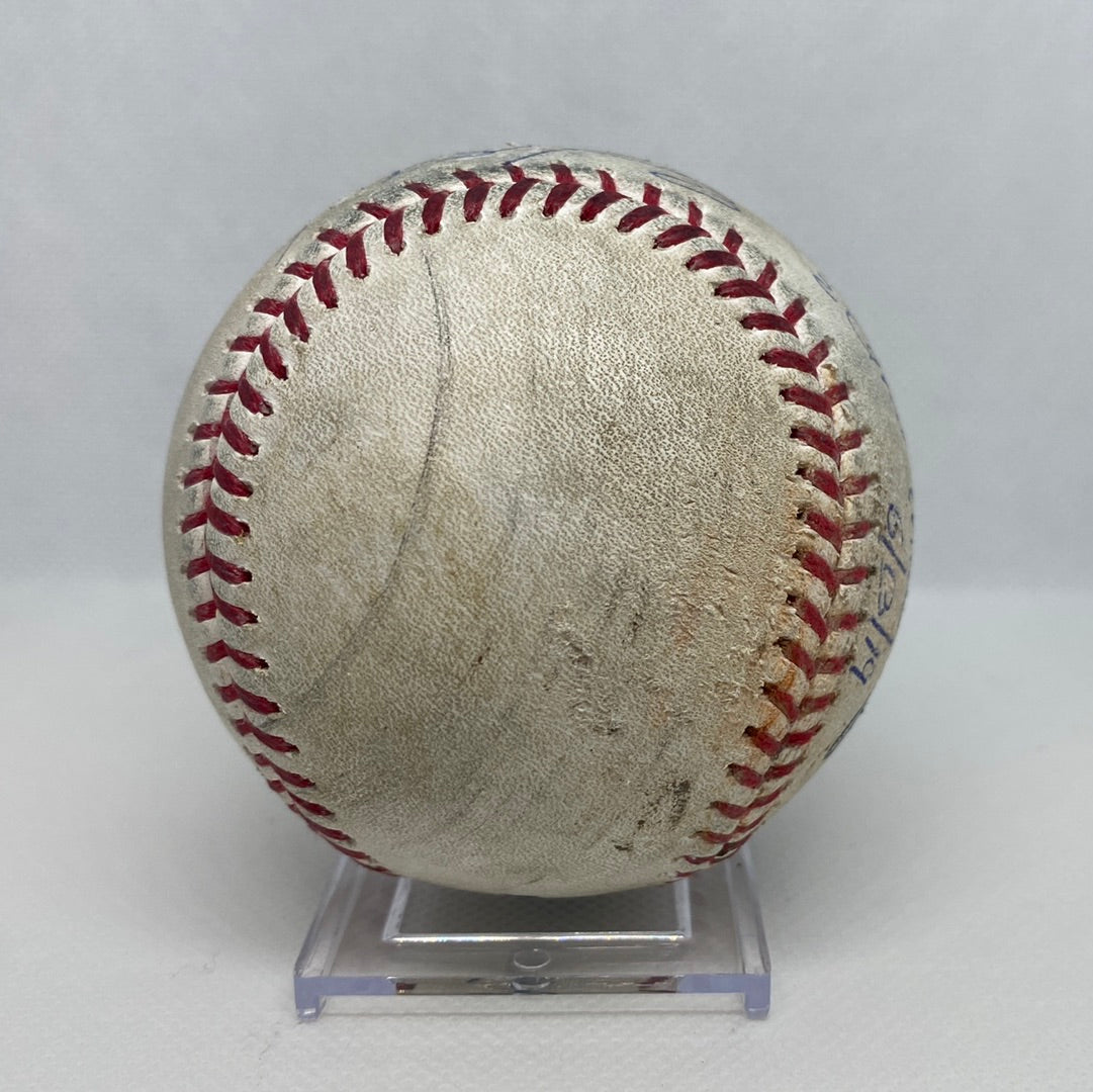 Fernando Tatis Jr. Autographed MLB Game Used Triple Career hit 39 Triple 2  06/13/19