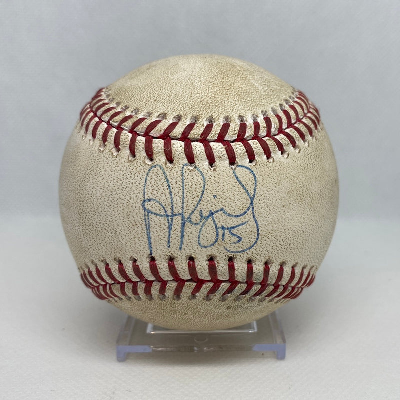 Albert Pujols Autographed MLB Game Used RBI Double Passing Ty Cobb On All Time RBI List 05/28/18