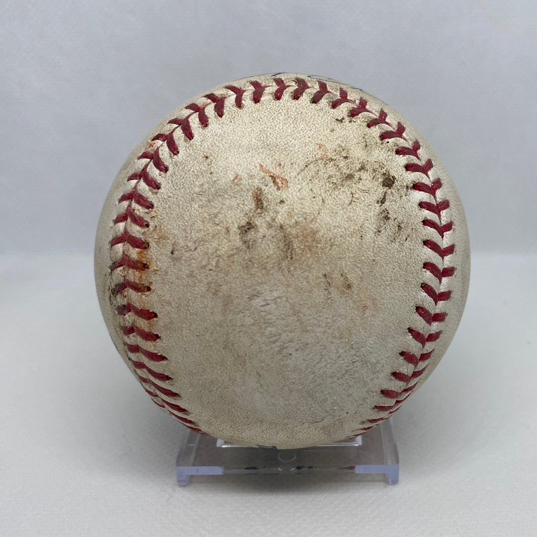 Kris Bryant Autographed MLB Game Used Double Career Hit 465 Double 96 09/04/17