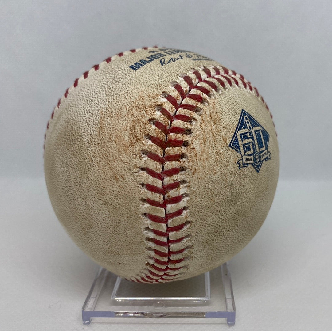 Cody Bellinger Autographed MLB Game Used Triple Career Hit 155 Triple #6 04/28/18
