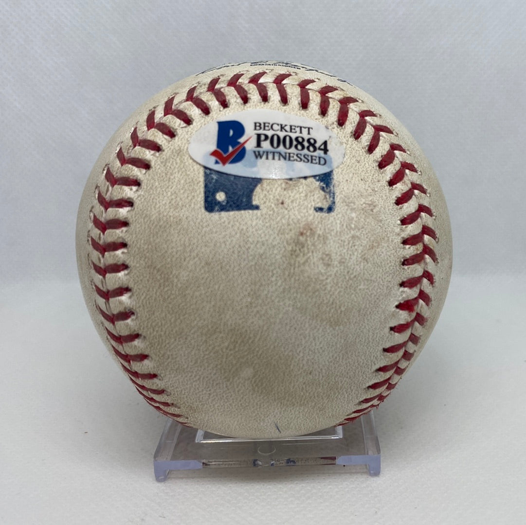 Juan Soto Autographed MLB Game Used Triple Career Hit 159 Triple 2 05/23/19