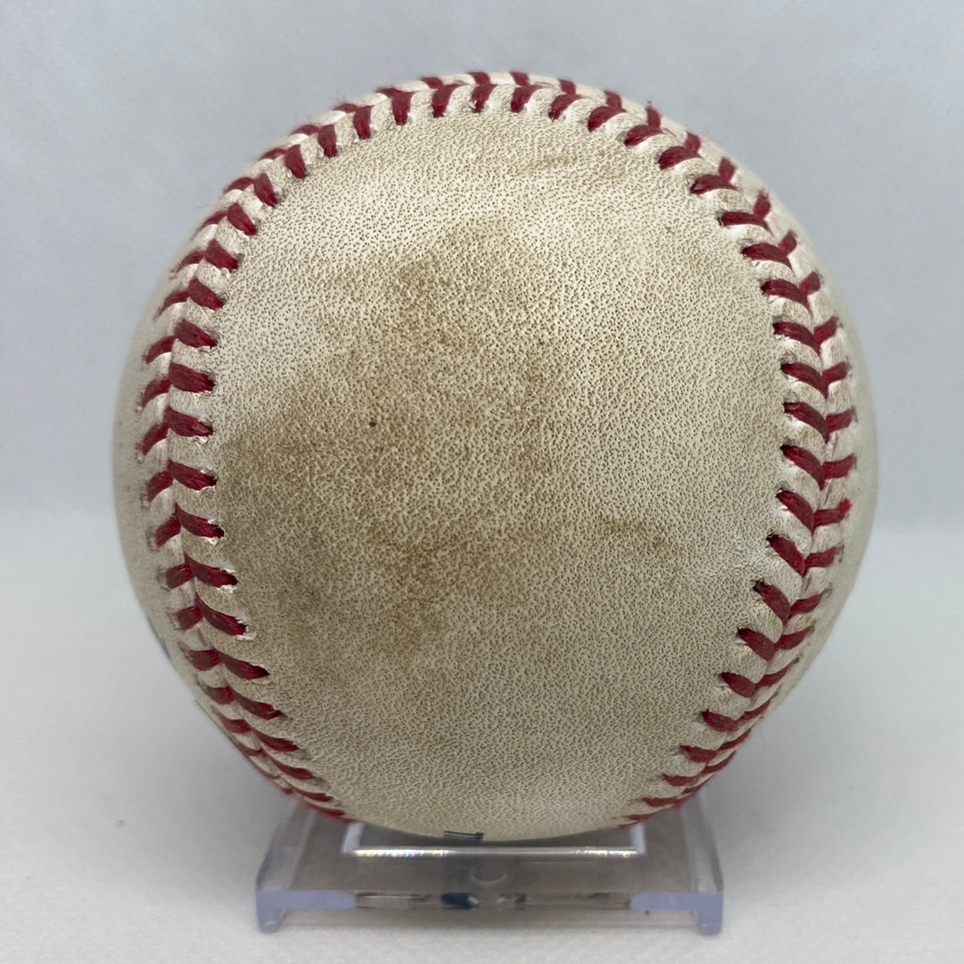 Juan Soto Autographed MLB Game Used Triple Career Hit 159 Triple 2 05/23/19