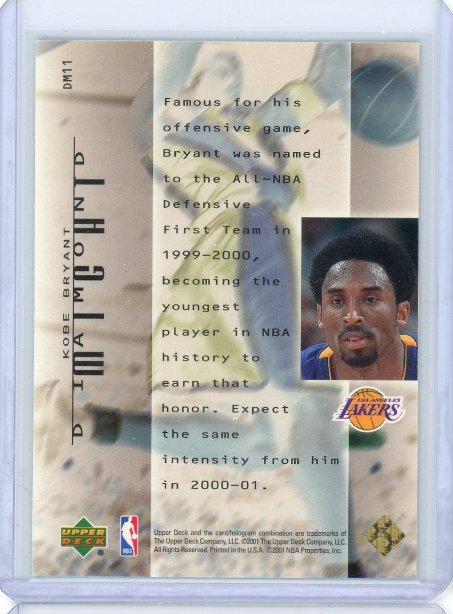 Kobe Bryant 2001 Upper Deck Black Diamond Diamond Might