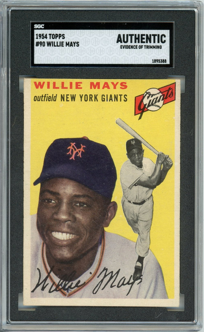 Willie Mays 1954 Topps SGC Authentic