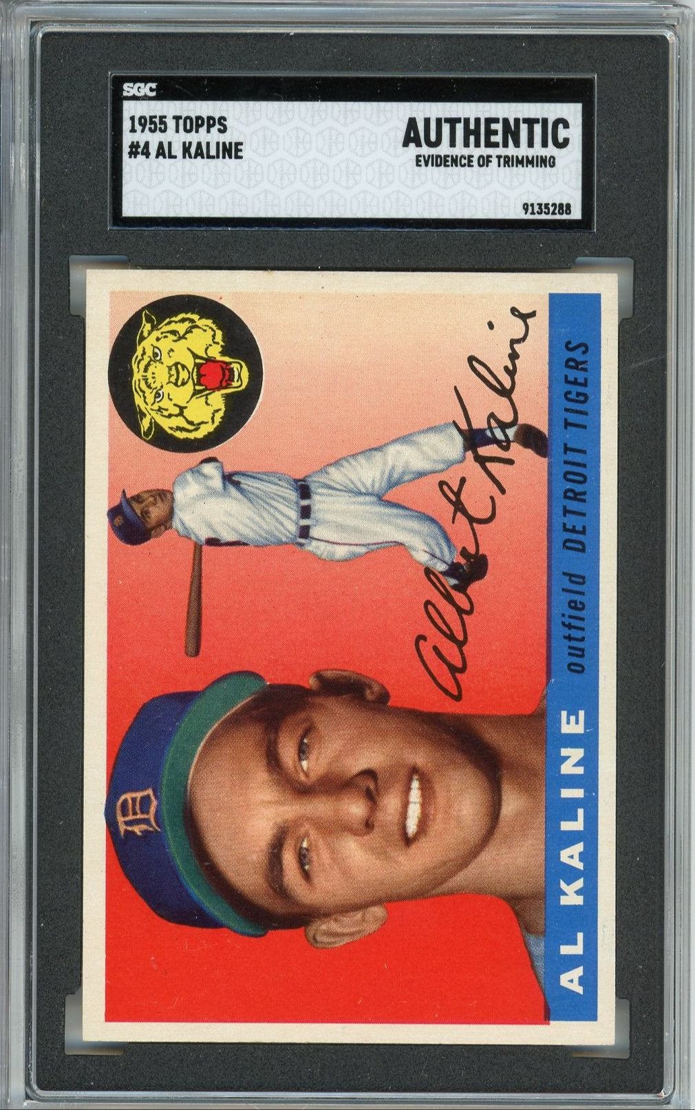 Al Kaline 1955 Topps SGC Authentic