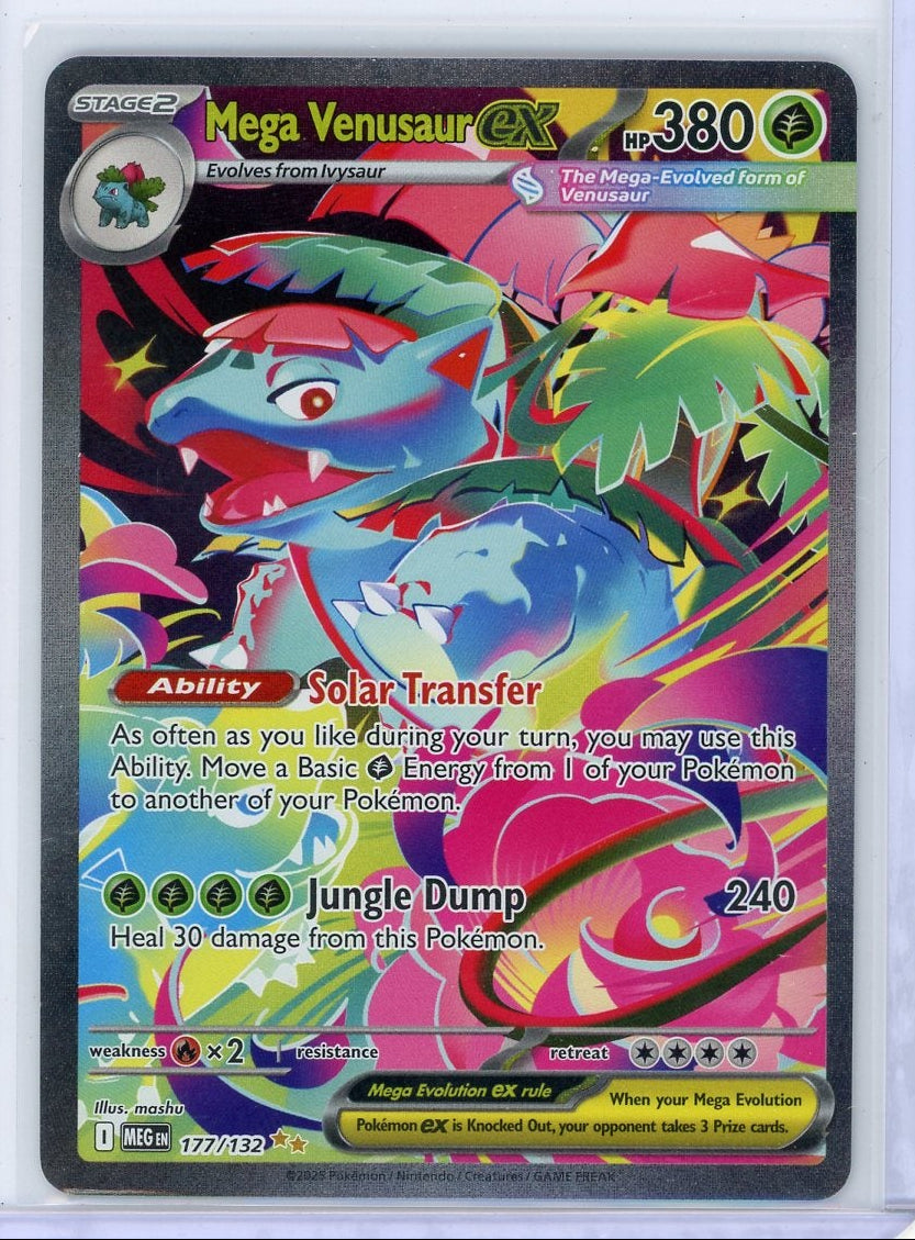 Mega Venusaur ex Pokémon Mega Evolution Special Illustration Rare #177/132