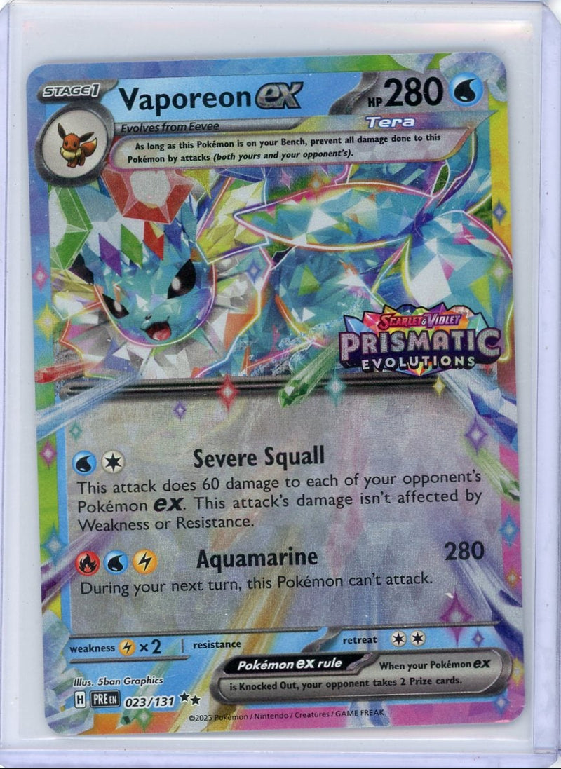 Vaporeon ex [Stamped] 