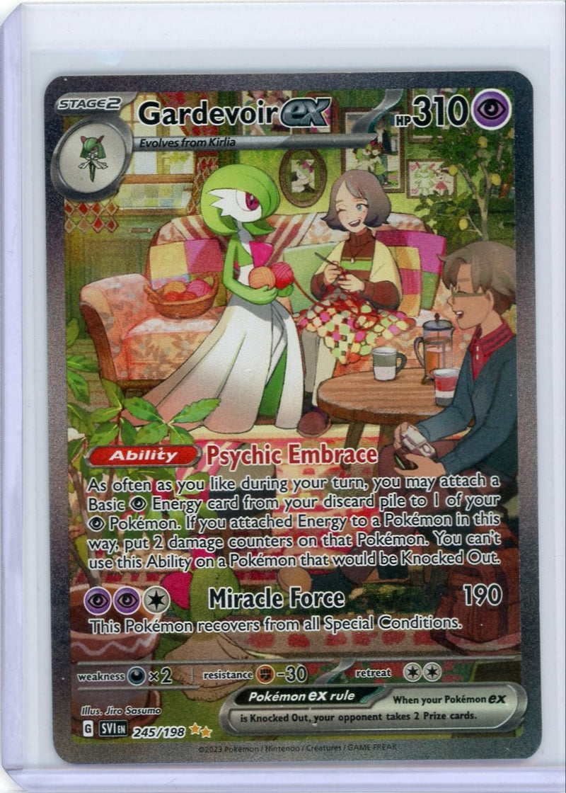 Gardevoir ex 2023 Pokemon Scarlet Violet Base Set Special Illustration rare holo 
