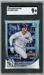 Aaron Judge 2025 Bowman Mega Box SGC 9