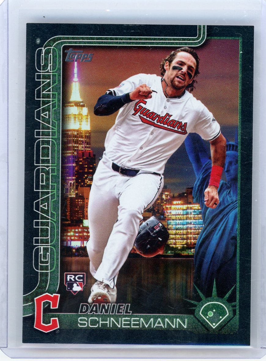 Daniel Schneemann 2025 Topps Series 2 Fanatics Liberty Exclusive black foil RC #'d 02/10