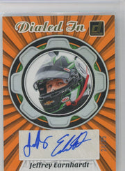Jeffrey Earnhardt 2024 Panini Donruss Dialed In autograph orange #'d 21/25