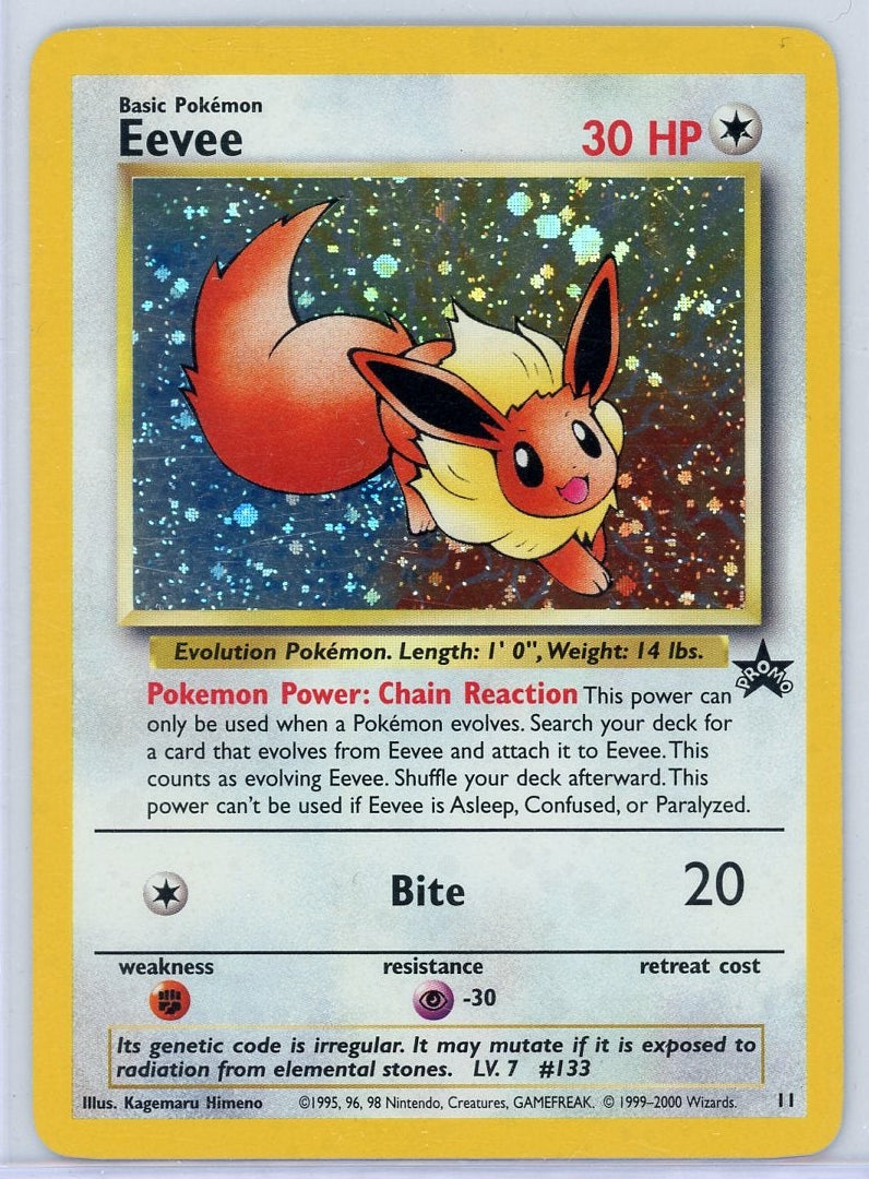 Eevee 2000 Pokemon WoTC Promo #11 LP