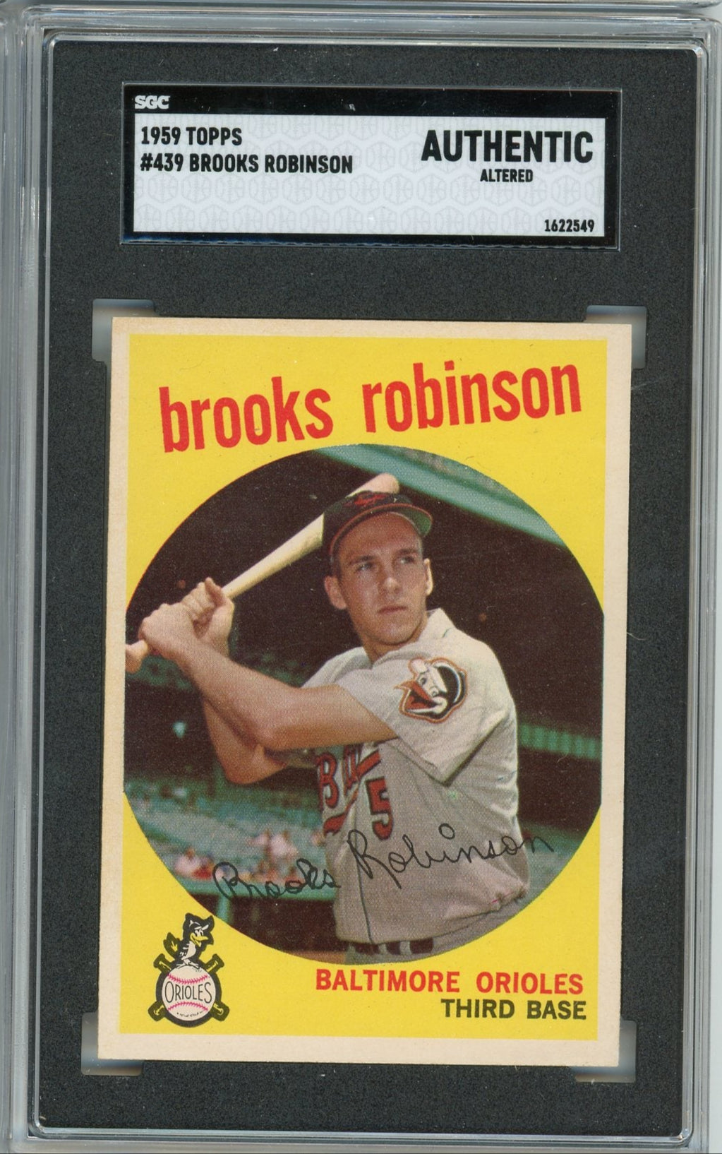 Brooks Robinson 1959 Topps SGC Authentic