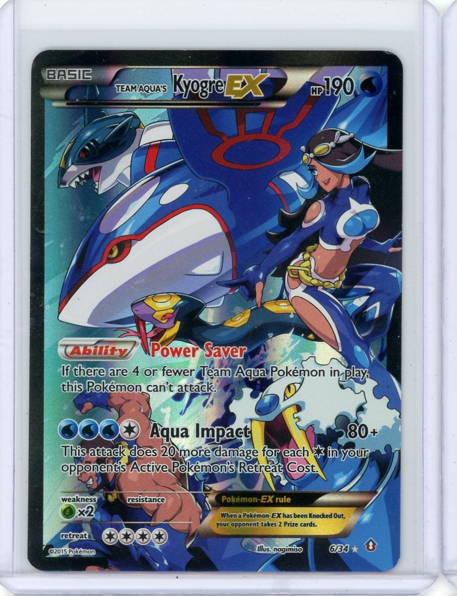 Kyogre EX 2015 Pokemon Double Crisis #6/34