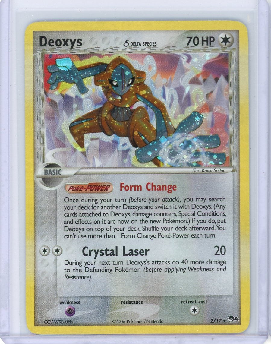Deoxys 2007 Pokemon POP Series 4 holo #2/17 MP