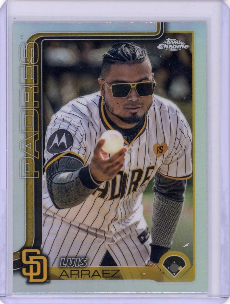 Luis Arraez 2025 Topps Chrome SP Image Variation