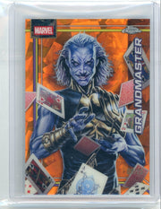Grandmaster 2026 Topps Chrome Marvel Sapphire Orange #'d 09/25